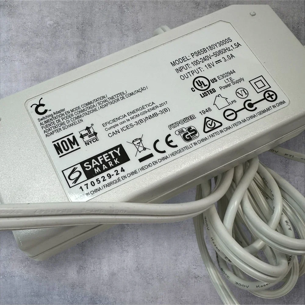 OEM Replacement Cricut E302705 Power Supply AC Adapter -‎ PS65B180Y3000S